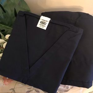 EWC INC Navy Blue Two-Piece Scrubs